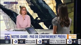 Plomb à Notre-Dame: "je pense qu'il faut inviter toutes les personnes qui travaillent ou vivent sur le site à venir faire une plombémie pour que tout le monde soit rassuré", affirme Anne Souyris, adjointe à la santé à la mairie de Paris