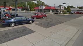 Le PS Food Mart, d'Albion dans le Michigan.