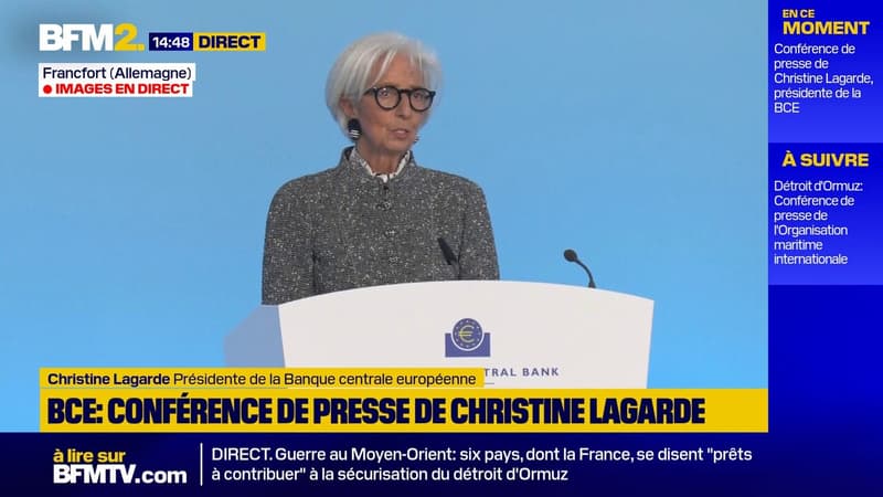 Christine Lagarde: "La guerre au Moyen-Orient perturbe les marchés des matières premières et pèse sur les revenus réels"