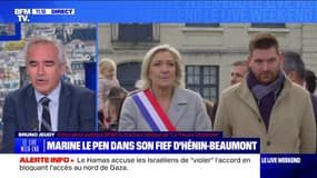Marine Le Pen dans son fief d'Hénin-Beaumont - 26/01