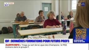 Île-de-France: derniers jours de formation pour les futurs professeurs