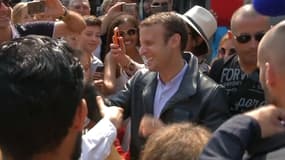 Emmanuel Macron au Touquet samedi 26 août 