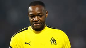 Steve Mandanda, gardien de l'OM, en Ligue Europa Conférence le 28 avril 2022