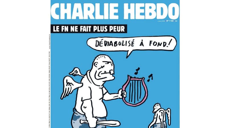 Pour son troisième numéro après l'attentat, le FN fait l'objet de la nouvelle une du journal.