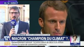 "On doit accélérer la mise en oeuvre du plan climat" estime Matthieu Orphelin, député LaREM du Maine-et-Loire