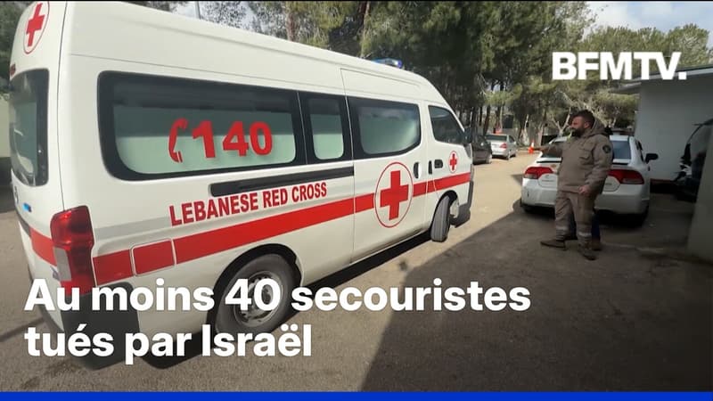 Guerre au Moyen-Orient: les secouristes du Sud-Liban interviennent au péril de leur vie