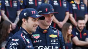 Sergio Perez et Max Verstappen en 2023.