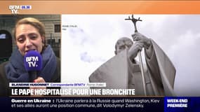 Le pape François a été hospitalisé vendredi à Rome pour une bronchite