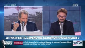 Le train est-il devenu un mode de transport pour riches? Ça fait débat sur RMC