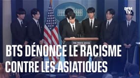 À la Maison Blanche, le groupe BTS dénonce les violences racistes contre des personnes asiatiques