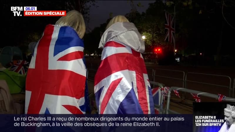 Royaume-Uni: ils campent devant Westminster pour assister à l'ultime procession en hommage à la reine Elizabeth II