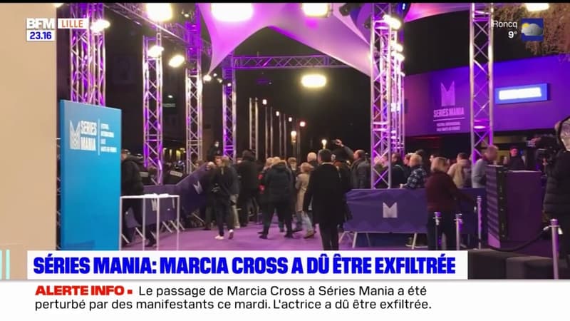 Séries Mania: le passage de Marcia Cross sur le tapis rouge perturbé par des...