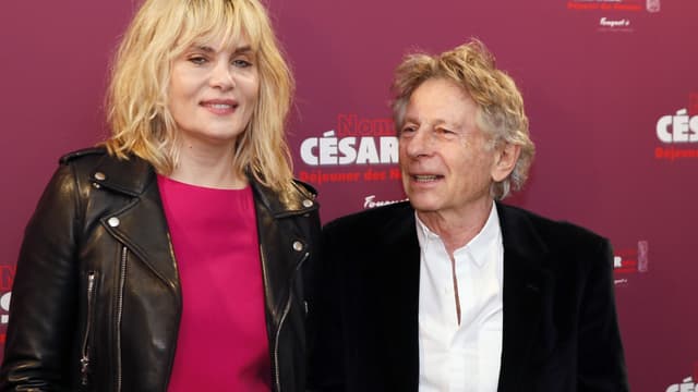 Roman Polanski et Emmanuelle Seigner en février 2014