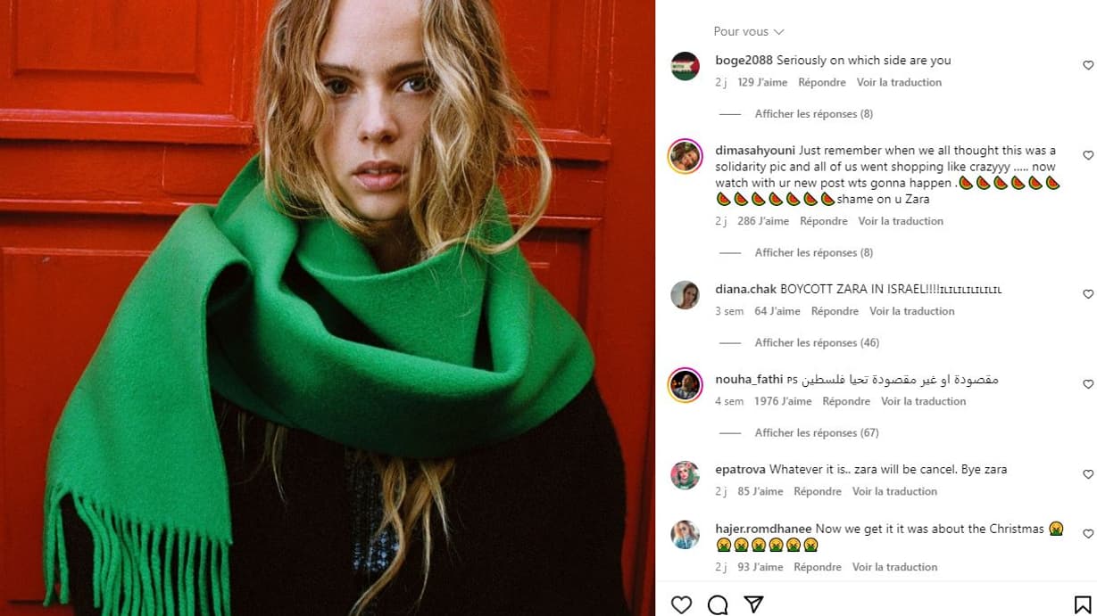 Zara a été déjà la cible de boycott en novembre. Zara a été déjà la cible de boycott en novembre.
