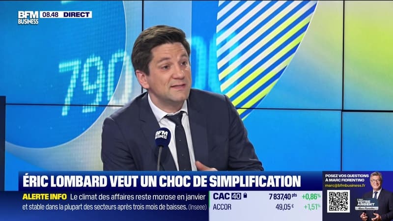 Les off de Legendre : Éric Lombard veut un choc de simplification - 23/01