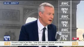 "Les grèves", "le prix du pétrole" et "le climat international" expliquent la croissance décevante au 2e trimestre, selon Bruno Le Maire