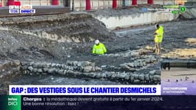 Gap: des vestiges sous le chantier Desmichels