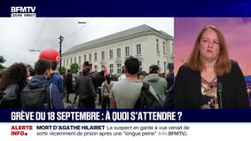 Grève du 18 septembre: "Notre objectif entre le 10 et le 18, c'est de maintenir la pression", affirme Murielle Guilbert, co-déléguée générale de l'Union syndicale Solidaires
