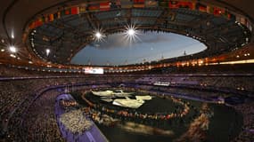 Le Stade de France, théâtre de la cérémonie de clôture des Jeux olympiques de Paris 2024, 11 août 2024