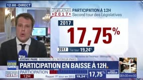 Législatives: en baisse, le taux de participation à 17,75% à 12h