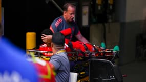 Le joueur du Bayern Munich Jamal Musiala évacué après une lourde blessure en quart de finale de la Coupe du monde des clubs, 5 juillet 2025