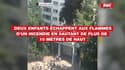 Acte héroïque à Grenoble: deux jeunes sauvés des flammes, réceptionnés après une chute de dix mètres