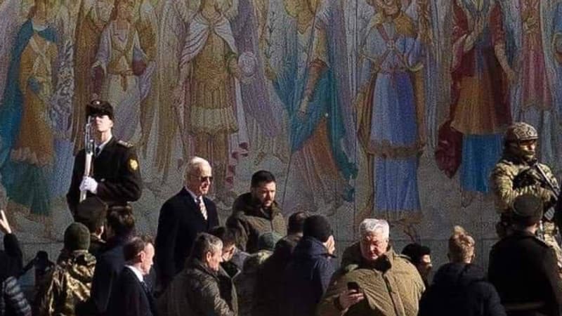 Guerre en Ukraine: Joe Biden est en visite surprise à Kiev aux côtés de Volodymyr Zelensky