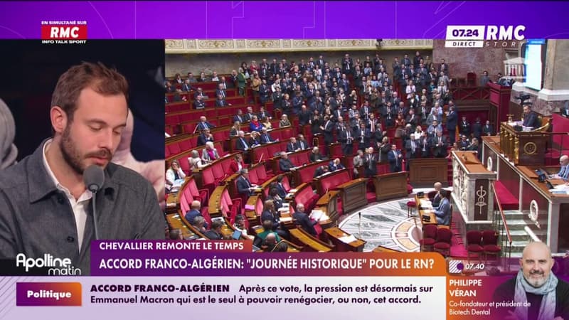Accord franco-algérien : "journée historique" pour le RN?