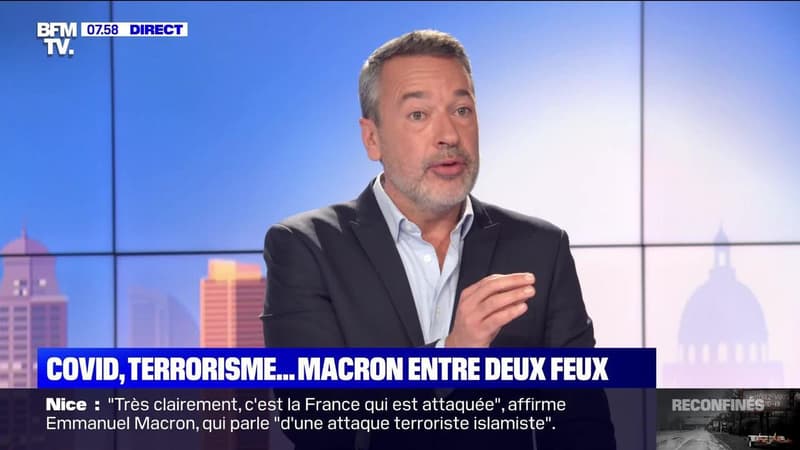 L’édito de Matthieu Croissandeau: Covid, terrorisme... Macron entre deux feux - 30/10