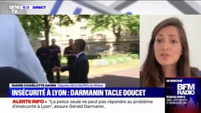 Tacle de Gérald Darmanin au maire de Lyon: "La situation est beaucoup trop grave pour en faire un petit jeu de politique politicienne", regrette Marie-Charlotte Garin (EELV)