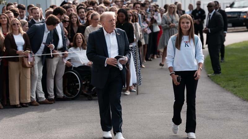 Seulement 461e meilleure golfeuse junior,  la petite-fille de Donald Trump se fait inviter et va...