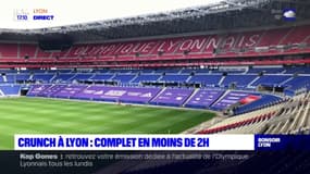 Lyon: les places pour le crunch se sont vendues en moins de deux heures