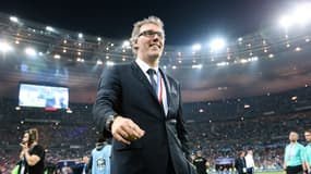 Laurent Blanc avec le PSG.