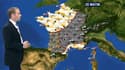 Une large perturbation balafre la France du sud ouest au nord-ouest.