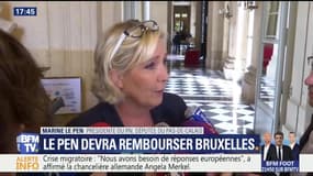 Amende de Marine Le Pen: "Le parlement européen ne supporte pas l'idée qu'il existe une opposition", estime la présidente du RN