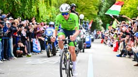 Tadej Pogacar lors des championnats du monde de cyclisme, le 29 septembre 2024