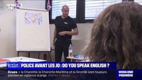 À l'approche des Jeux, des membres des forces de l'ordre prennent des cours d'anglais