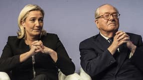 Marine et Jean-Marie Le Pen