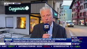 Aiman Ezzat (Capgemini) : Guerre en Ukraine, changement climatique, mutations ...Les patrons du monde entier en débattent à Davos - 18/01