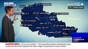 Météo Nord-Pas-de-Calais: de la pluie et du vent ce lundi, le Pas-de-Calais en vigilance orange crues