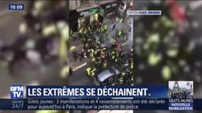 Gilets jaunes: quand l'extrême droite et l'extrême gauche s'affrontent lors des manifestations