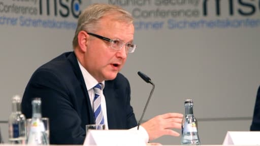Olli Rehn, lors d'une conférence à Munich en 2011