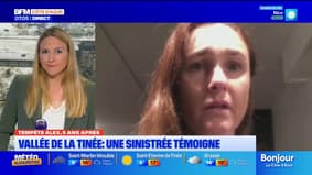5 ans après la tempête Alex : une sinistrée de la vallée de la Tinée témoigne sur BFM Nice Côte d'Azur, elle a perdu sa maison