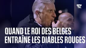 Le roi des Belges s'improvise entraîneur des Diables Rouges pour le Mondial