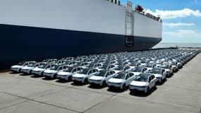 Premier lot de véhicules électriques Leapmotor expédiés de la Chine vers l'Europe
