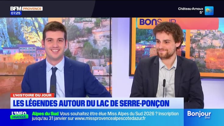 L'histoire du jour : les légendes autour du lac Serre-Ponçon