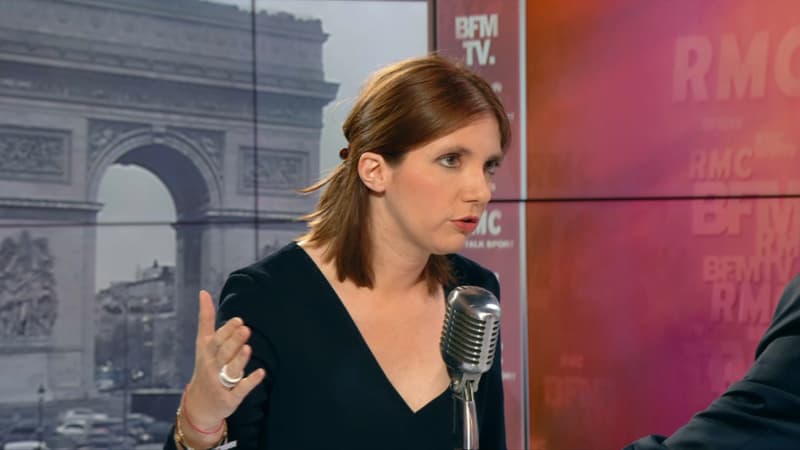 Aurore Bergé sur BFMTV et RMC le 31 janvier. 