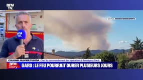 Story 4 : Le feu pourrait durer plusieurs jours dans le Gard - 08/07