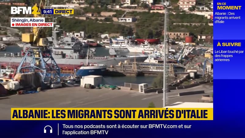 Albanie: les migrants sont arrivés d'Italie pour rejoindre des centres de rétention