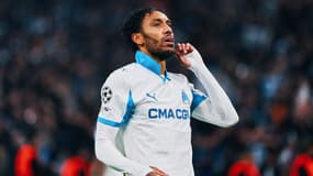 Pierre-Emerick Aubameyang lors du match de Ligue des champions entre l'OM et Newcastle - le 25/11/2025